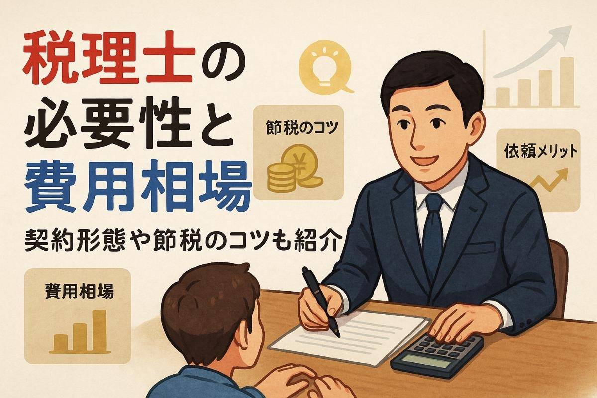 税理士が個人事業主に必要な理由と費用相場を徹底解説！契約形態や節税のコツも解説