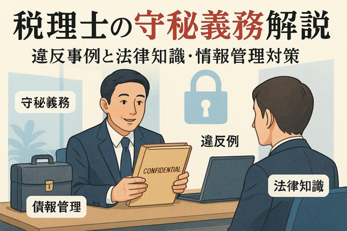 税理士の守秘義務を徹底解説―違反事例とリスク対策・相談先まで完全網羅