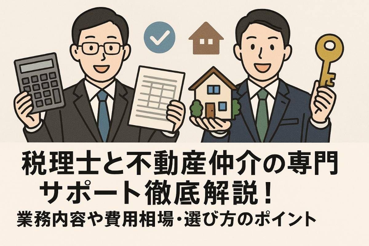 税理士と不動産仲介の専門サポート徹底解説｜業務内容や費用相場・選び方のポイントまとめ