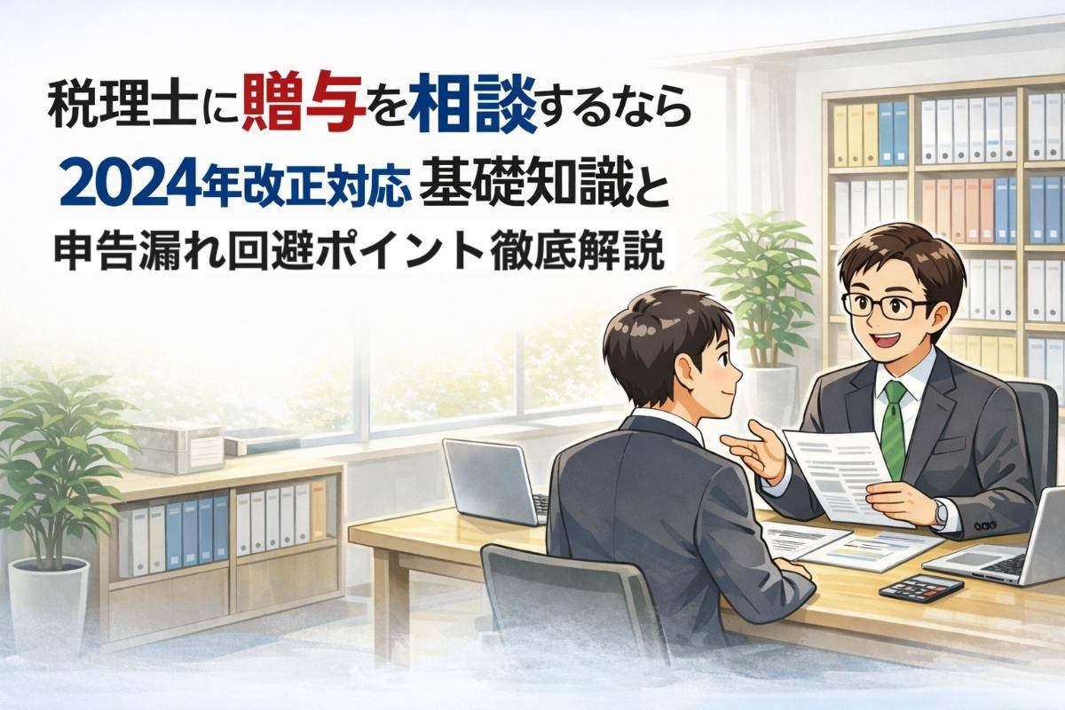 税理士に贈与を相談するなら2024年改正対応の基礎知識と申告漏れ回避ポイント徹底解説