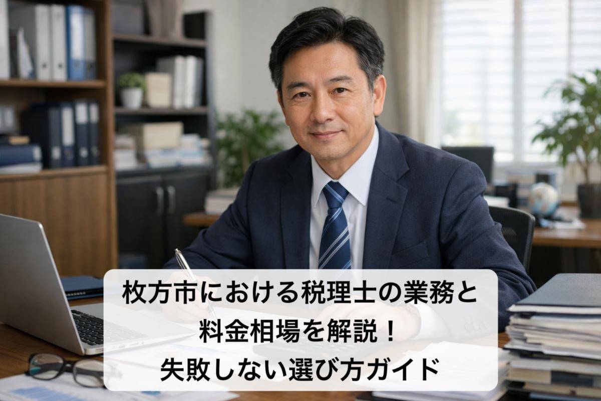 枚方市における税理士の業務と料金相場を解説！失敗しない選び方ガイド