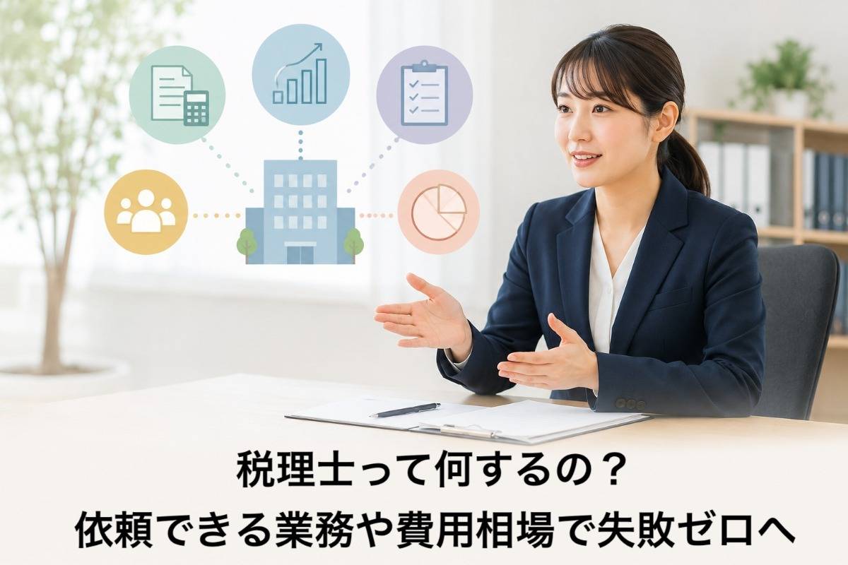 税理士って何するの？依頼できる業務や費用相場で失敗ゼロへ